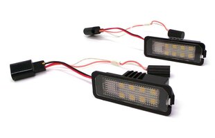 VW numura apgaismojums LED 2x450lm, komplekts 2gab cena un informācija | Auto piederumi | 220.lv