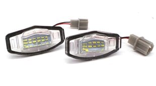 Лампы для номерного знака Honda Accord, Civic, City, Oyssey, MR-V, Pilot LED 2x550lm, комплект из 2шт цена и информация | Фары | 220.lv