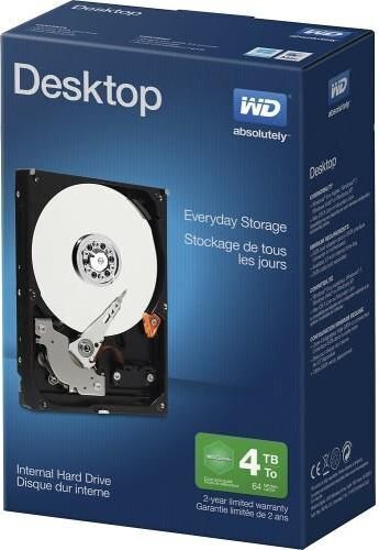 WD DESKTOP EVERYDAY 4TB 64MB 6Gb/s EMEA цена и информация | Iekšējie cietie diski (HDD, SSD, Hybrid) | 220.lv