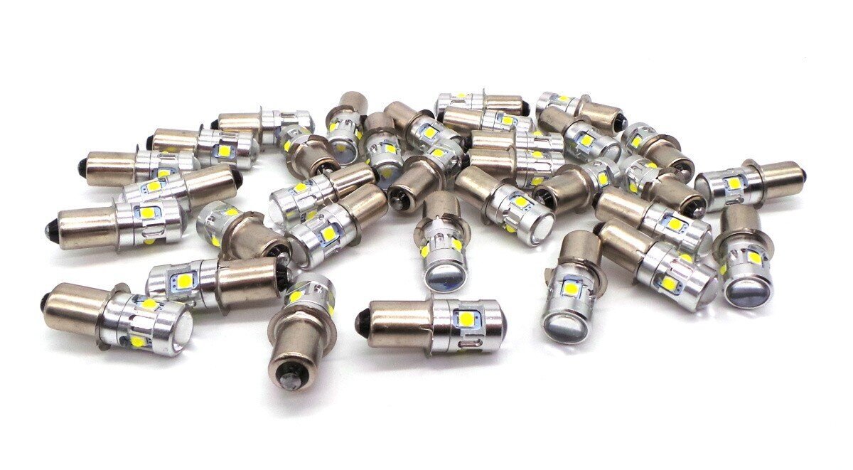 LED spuldze PX13.5, P13, P13.5s 10-30V lukturīšiem 500lm цена и информация | Auto spuldzes | 220.lv