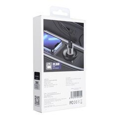 WiWU — automašīnas lādētājs Mars sērijas Wi-QC020 22,5 W QC 1xUSB A — balts цена и информация | Автомобильные электропринадлежности 12V | 220.lv