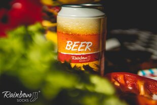 Пивные носки 1 пара 36-40 BEERCAN S цена и информация | Мужские носки | 220.lv