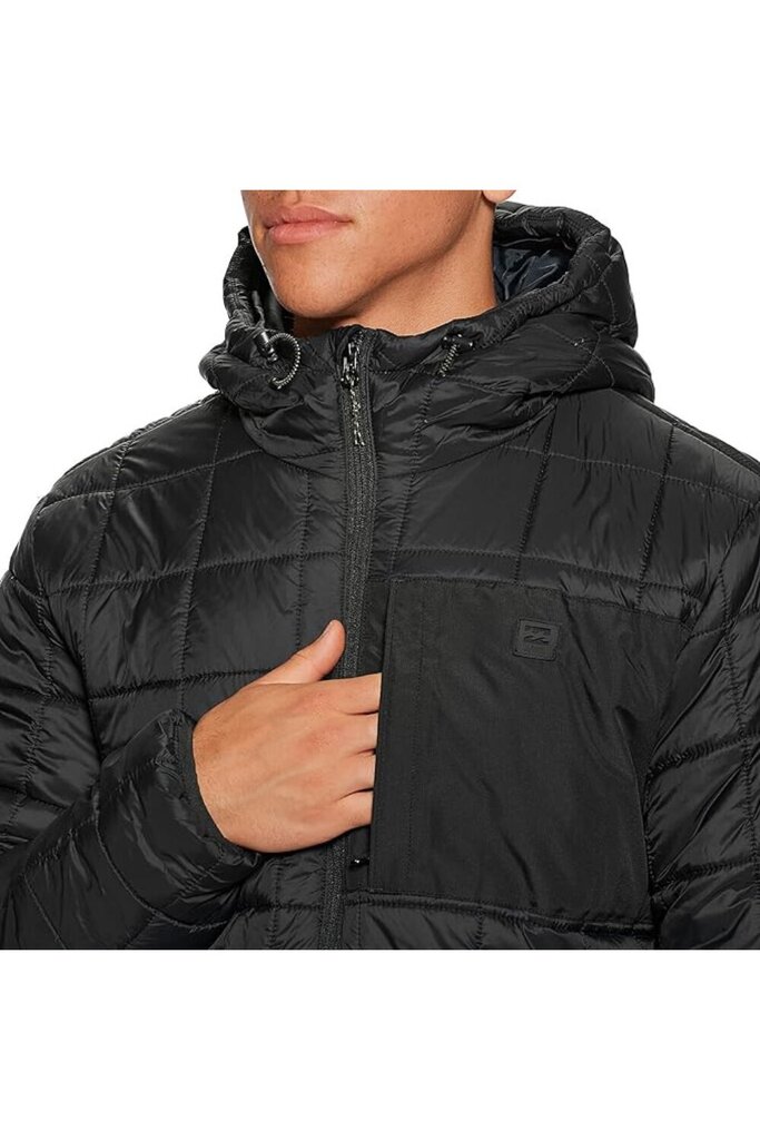 Billabong vīriešu jaka Journey Puffer quilted black melna цена и информация | Vīriešu virsjakas | 220.lv