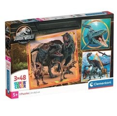 Puzle Jurassic World SuperKolor Clementoni, 144 g. cena un informācija | Puzles, 3D puzles | 220.lv