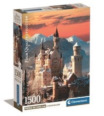 Puzle Compact Neuschwanstein Clementoni, 1500 d. cena un informācija | Puzles, 3D puzles | 220.lv