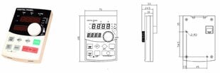 Vienfāzes invertors 4kW - FA-1LO40 cena un informācija | Sprieguma pārveidotāji | 220.lv