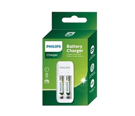 PHILIPS akumulatora lādētājs + 2XAA 700mAh Phil-SCB2070NB|00 USB ports cena un informācija | Akumulatoru lādētāji | 220.lv