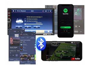 Auto radio NCS RS-302 2-Din cena un informācija | Auto magnetolas, multimedija | 220.lv