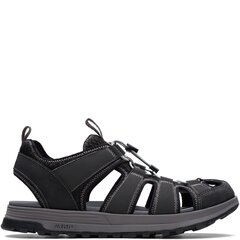 Clarks vīriešu melnas sandales ATL Trek Wave Sandals цена и информация | Мужские шлепанцы, босоножки | 220.lv