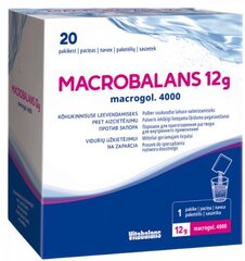 Uztura bagātinātājs MacroBalans pulveris 12g, N20 цена и информация | Витамины, пищевые добавки, препараты для хорошего самочувствия | 220.lv