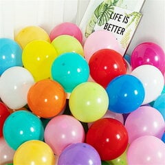 Baloni 100 gab. 100 gab. miksētu krāsu matēti baloni cena un informācija | Baloni | 220.lv