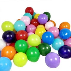 Baloni 100 gab. 100 gab. miksētu krāsu matēti baloni cena un informācija | Baloni | 220.lv