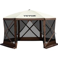 4-местная палатка Vevor, 280x202x131 см, зеленая цена и информация | Беседки | 220.lv