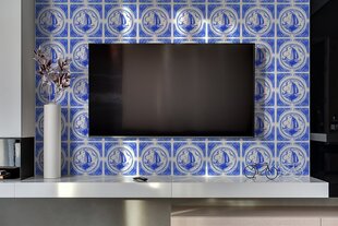 Pašlīmējošs Panelis Azulejos laiva, 100x50 cena un informācija | Mīkstie sienas paneļi | 220.lv