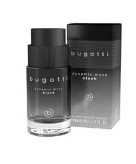 Туалетная вода Bugatti Dynamic Move Black EDT для мужчин, 100 мл цена и информация | Мужские духи | 220.lv