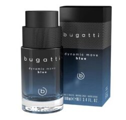 Tualetes ūdens Bugatti Dynamic Move Blue EDT vīriešiem, 100 ml cena un informācija | Vīriešu smaržas | 220.lv