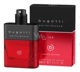 Туалетная вода Bugatti Performance Red EDT для мужчин, 100 мл цена и информация | Мужские духи | 220.lv