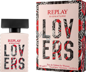 Туалетная вода Replay Signature Lovers EDT для женщин, 30 мл цена и информация | Женские духи | 220.lv