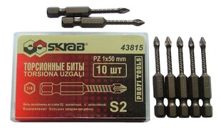 Uzgaļi Skrab 50mm ph1 torsiona, 10 gab. cena un informācija | Rokas instrumenti | 220.lv