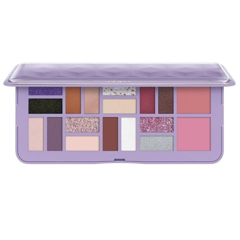 Acu ēnu palete Pupa 3D Effects Design L Eyeshadow Palette Lilac, 20 g cena un informācija | Acu ēnas, skropstu tušas, zīmuļi, serumi | 220.lv