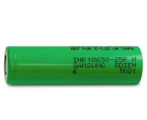 Akumulators 18650 Samsung INR18650-25R 2500mAh 20A cena un informācija | Akumulatori | 220.lv