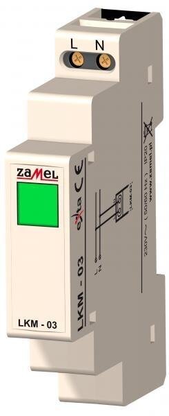 LKM-03-20 barošanas indikators, Zamel cena un informācija | Elektrības slēdži, rozetes | 220.lv