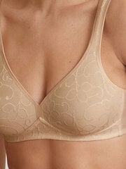 Мягкий бюстгальтер без косточек Triumph Elegant Cotton N, песочного цвета цена и информация | Бюстгальтеры | 220.lv