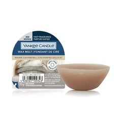 Yankee Candle Warm Cashmere (jauna vaska kausējuma forma) 22 g cena un informācija | Sveces un svečturi | 220.lv