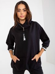 schwarzes damen-толстовка-set mit oversize-толстовка цена и информация | Женские кофты | 220.lv