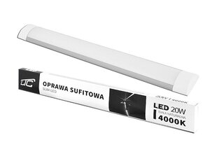 Потолочный светильник PS LTC Slim LED 20W 60cm IP20 A+ 230V|4000K|1500lm LED PANEL. цена и информация | Потолочные светильники | 220.lv