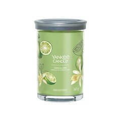 Yankee Candle Aromātiskā svece Signature tumbler large Vanilla Lime 567 g cena un informācija | Sveces un svečturi | 220.lv