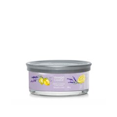 Yankee Candle Aromātiskā svece Signature tumbler medium Lemon Lavender 340 g cena un informācija | Sveces un svečturi | 220.lv