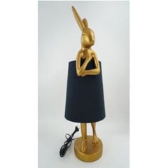 Table Lamp Animal Rabbit Gold/Black 68cm цена и информация | Настольные лампы | 220.lv