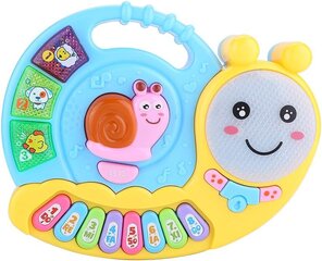 Muzikāla rotaļlieta mazuļiem Snail cena un informācija | Rotaļlietas zīdaiņiem | 220.lv