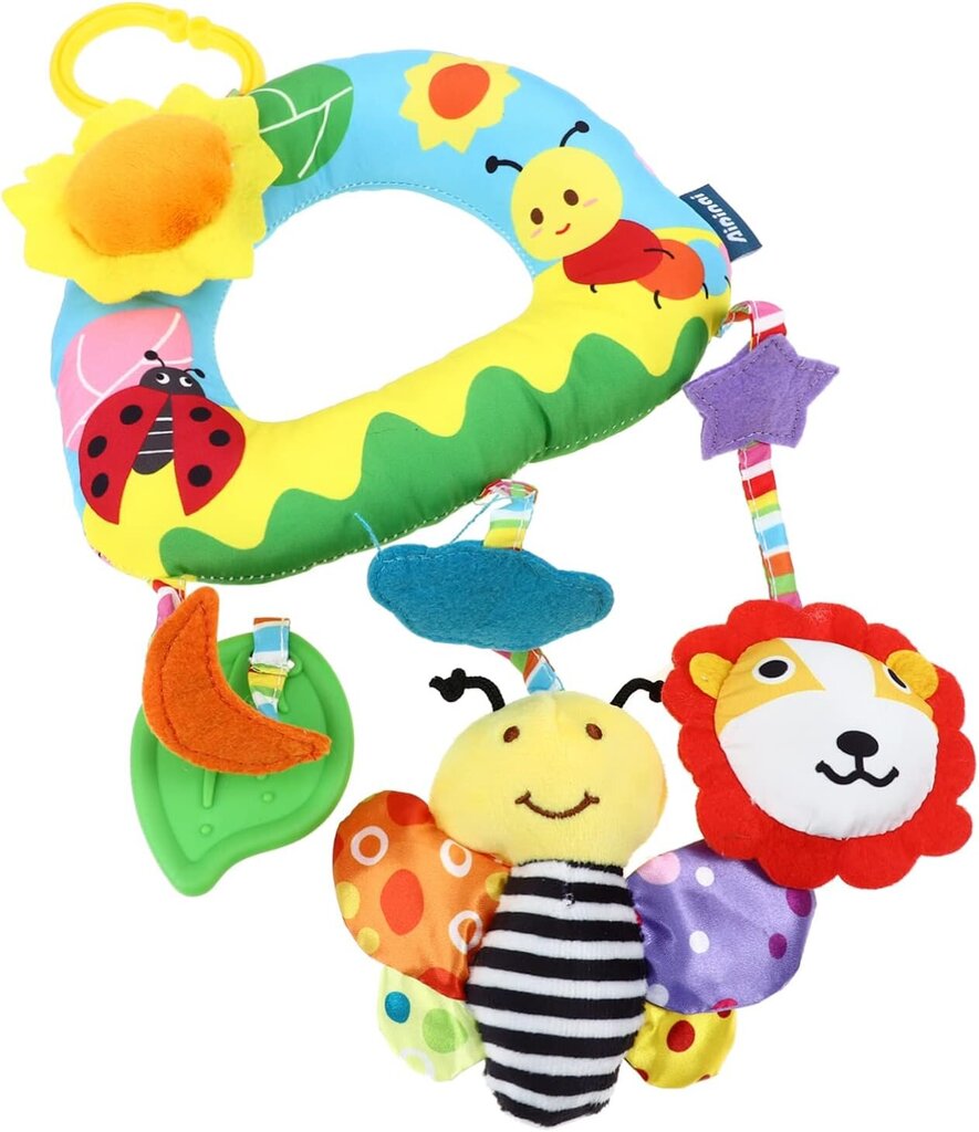 Mīksta rotaļlieta bērnu gultiņai un autokrēsliņam цена и информация | Rotaļlietas zīdaiņiem | 220.lv
