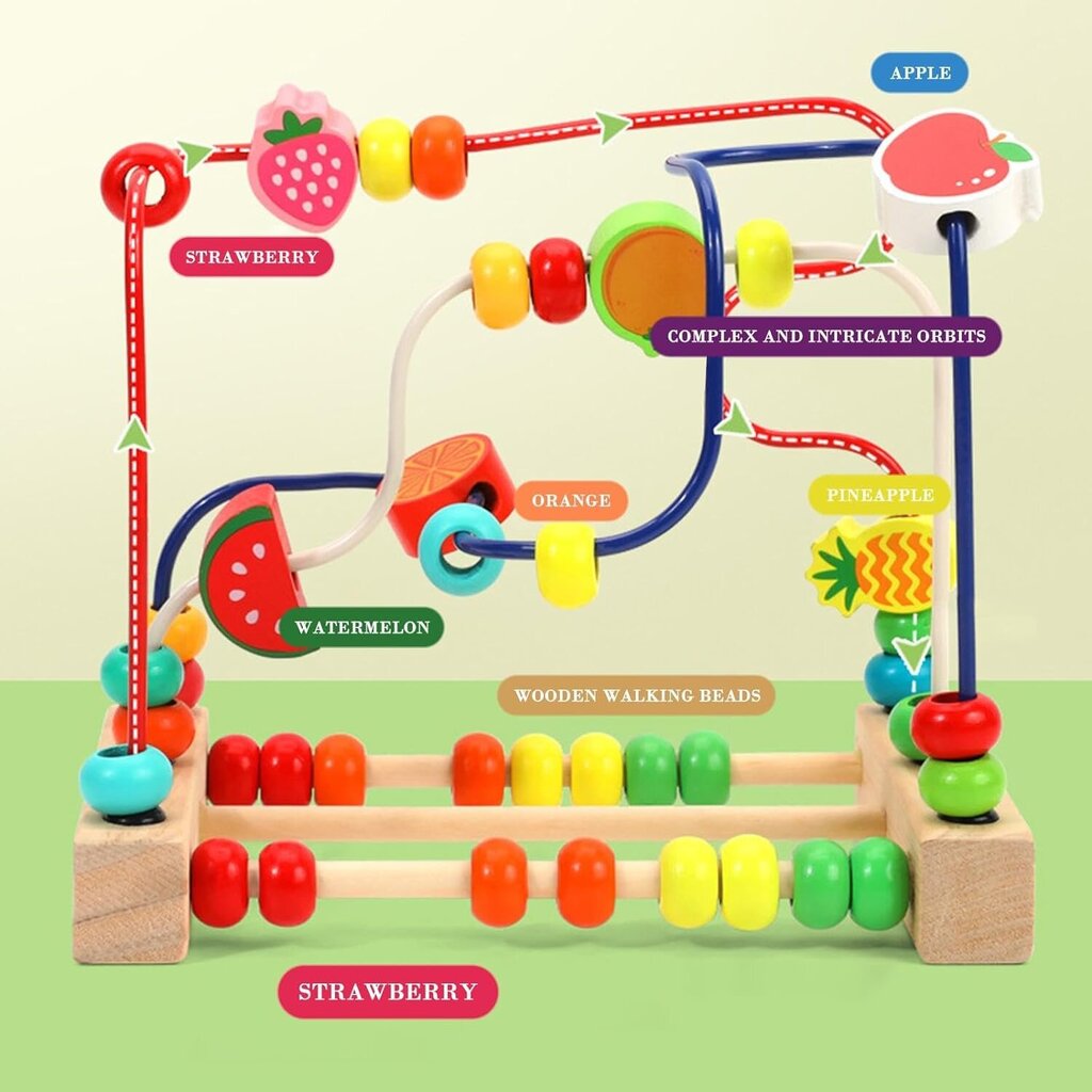 Izglītojoša rotaļlieta mazuļiem Fruits cena un informācija | Attīstošās rotaļlietas | 220.lv