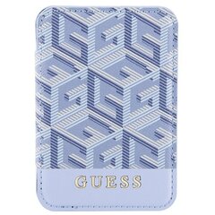 Guess Wallet Card Slot GUWMSHGCFSEB MagSafe GCube stripe niebieski|blue GUWMSHGCFSEB cena un informācija | Sieviešu maki, karšu maki | 220.lv