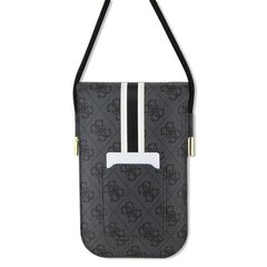 Guess Torebka GUOWBP4RPSK czarny|black 4G Stripes GUOWBP4RPSK cena un informācija | Sieviešu somas | 220.lv