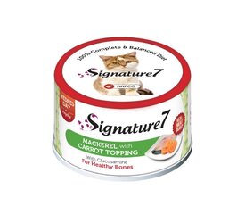 Signature 7 mitrā barība kaķiem, 70 g x 12 cena un informācija | Konservi kaķiem | 220.lv