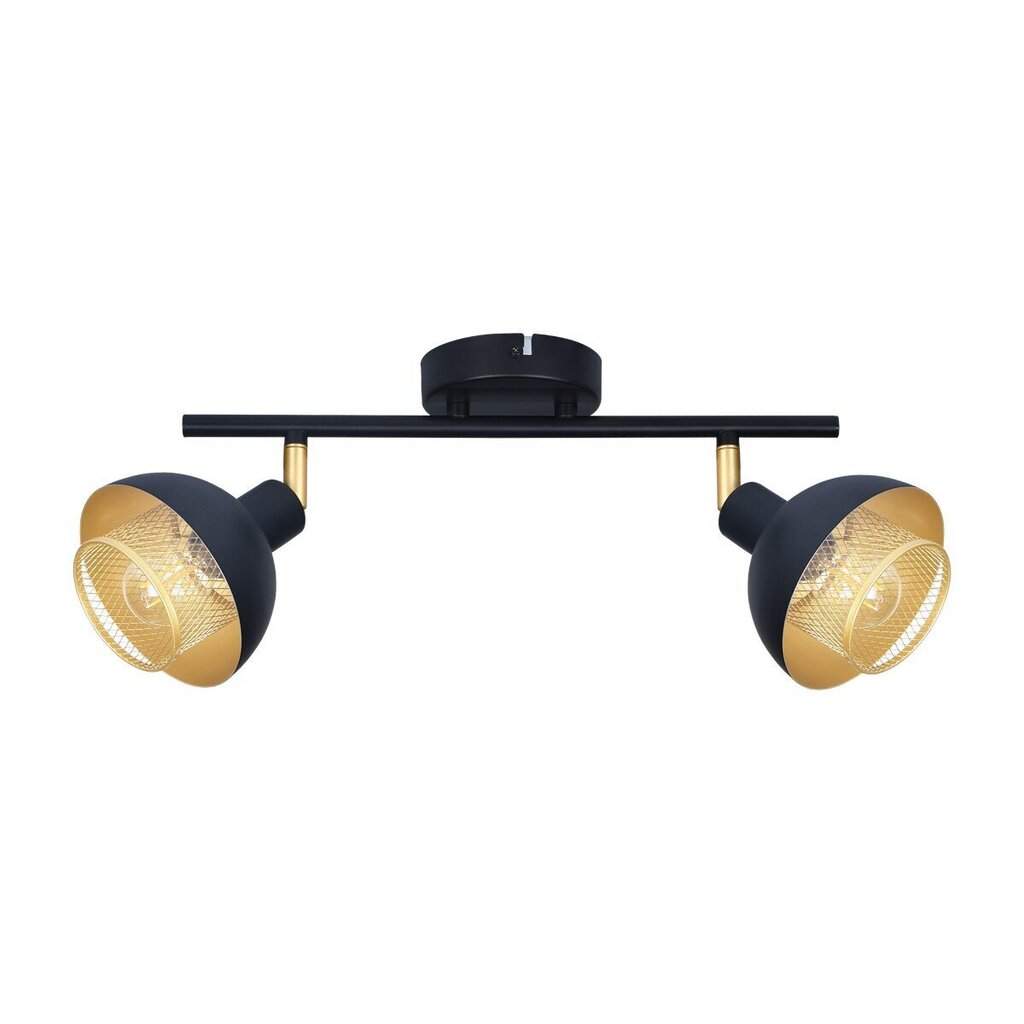 Italux griestu lampa Savio SPL-27357-2-BK-GD cena un informācija | Griestu lampas | 220.lv