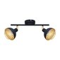 Italux griestu lampa Savio SPL-27357-2-BK-GD cena un informācija | Griestu lampas | 220.lv