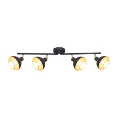 Italux griestu lampa Savio SPL-27357-4-BK-GD cena un informācija | Griestu lampas | 220.lv