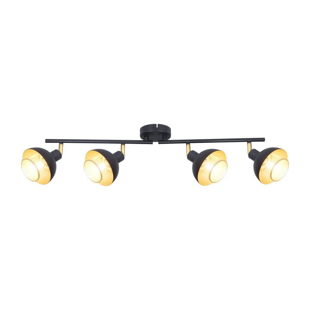 Italux griestu lampa Savio SPL-27357-4-BK-GD цена и информация | Griestu lampas | 220.lv