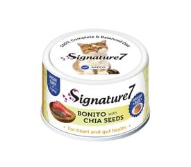 Signature 7 Bonito with Chia Pate влажный корм для кошек, 80 г. x 12 цена и информация | Консервы для котов | 220.lv