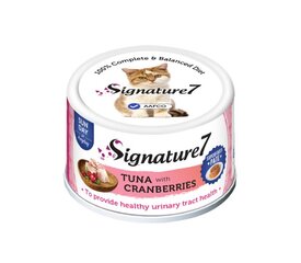 Signature 7 Tuna with Cranberries Pate влажный корм для кошек, 80 г. x 12 цена и информация | Консервы для котов | 220.lv