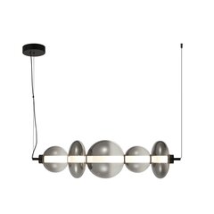 Italux piekaramā lampa Sonte PND-24352-40W-BK-SG cena un informācija | Piekaramās lampas | 220.lv