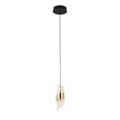 Italux piekaramā lampa Tonga PND-26374-1-8W-3K-BK-GD цена и информация | Люстры | 220.lv