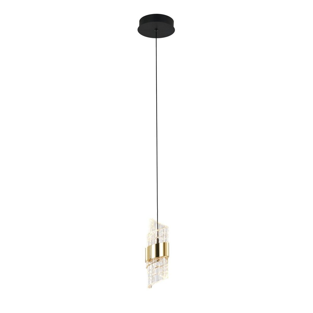 Italux piekaramā lampa Tonga PND-26374-1-8W-3K-BK-GD цена и информация | Lustras | 220.lv