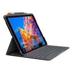 Logitech Slim Folio iPad Keyboard for iPad 10.2'' and iPad Air 10.5'' - Tablet keyboard cover cena un informācija | Somas, maciņi | 220.lv