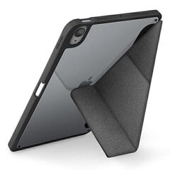 UNIQ etui Moven iPad Air 10.9 (2022|2020) Antimicrobial szary|charcoal grey cena un informācija | Somas, maciņi | 220.lv